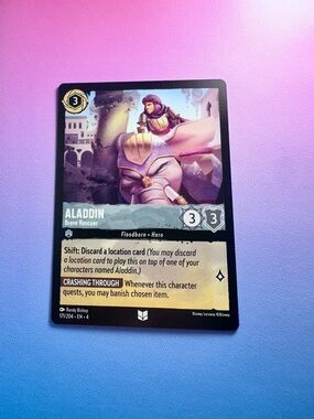 aladdin - 171/204 (uncommon) — lorcana: ursula’s return